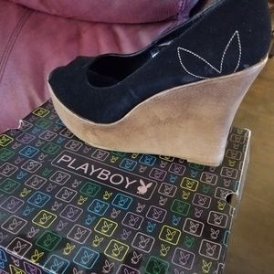 Playboy Wedge Heels